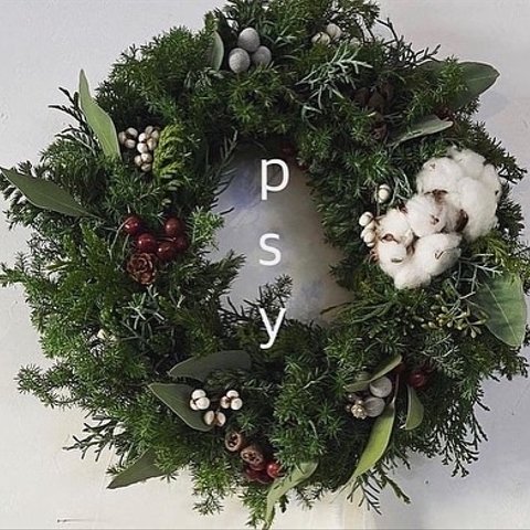 フレッシュクリスマスリース