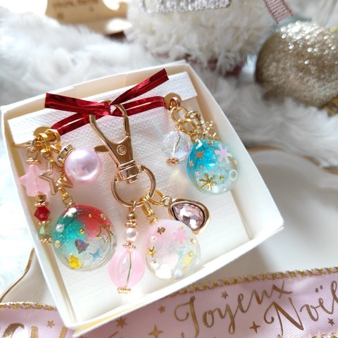  【送料無料】シャリシャリドロップ　クリスマス限定3点セット　レジン