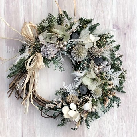 ＊特集掲載作品＊　《再販500超》クレッセントリースL  プリザーブドフラワー　ウェディング　結婚祝い　両親贈呈　プレゼント　木の実　バクリ