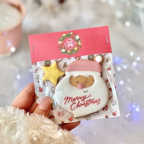 サンタクロースのアイシングクッキー・プチギフト／クリスマス